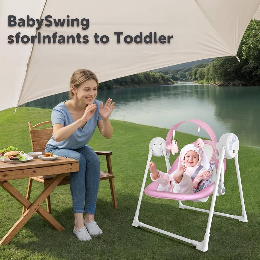 Amazon.com : Baby Swing SpaceSaver Ultra-Compact Foldable